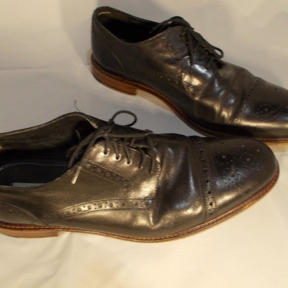 Black men's shoes by Joseph Abboud size 12 - Picture 2 of 5